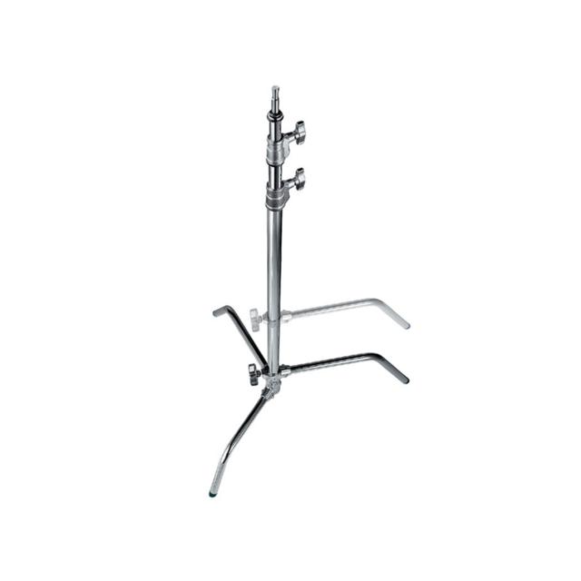 AVENGER A2025L C-STAND SILVER W/ SLIDING LEG