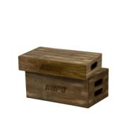 KUPO KAB-048BST  BROWN STAINED APPLE BOX SET