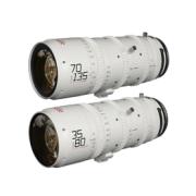 DZO CATTA KIT 35-80 & 70-135MM T2.9 WHITE E/RF
