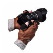 VALLERRET URBEX PHOTOGRAPHY GLOVE BROWN XL