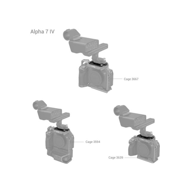 SMALLRIG 4019 ADAPTER PLATE F FX3/FX30 XLR HANDLE