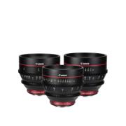 CANON CINE LENSES SET OF 3 CN-E 24-50-85MM (M)