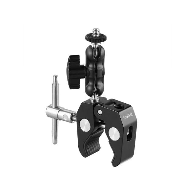 SMALLRIG 2161 CLAMP WITH DOUBLE BALLHEAD ARM