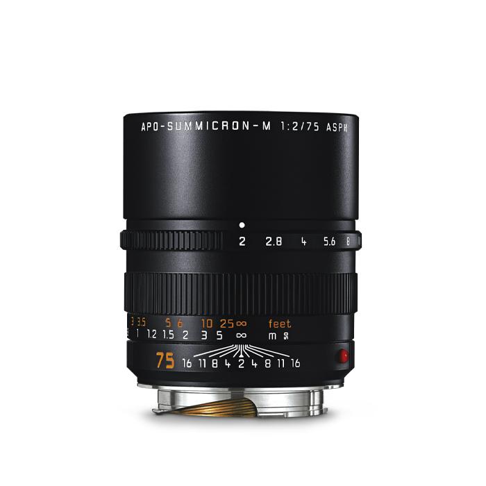LEICA M 75MM F/2 APO-SUMMICRON ASPH BLACK