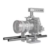 SMALLRIG 1053 2PCS 15MM BLACK ALU ROD (M12-30CM)