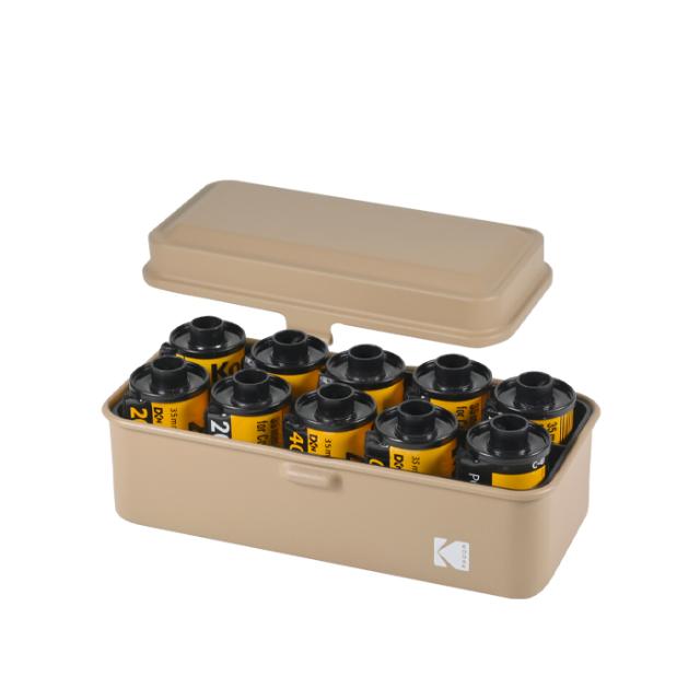 KODAK FILM CASE 120/135 LARGE BEIGE