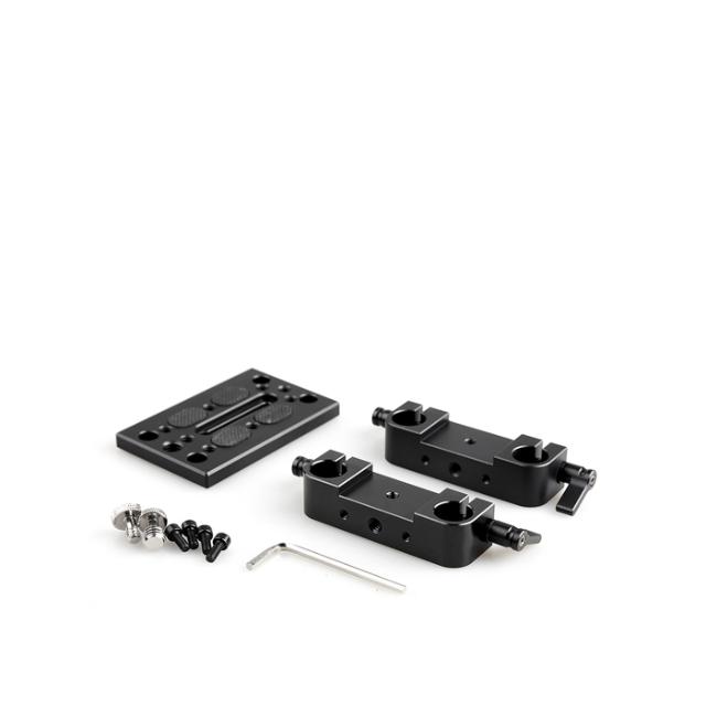 SMALLRIG 1775 MOUNTING PLATE W. 15MM ROD CLAMPS
