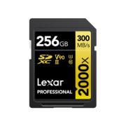 LEXAR SD 256GB U3 V90 UHS-II R300/W260