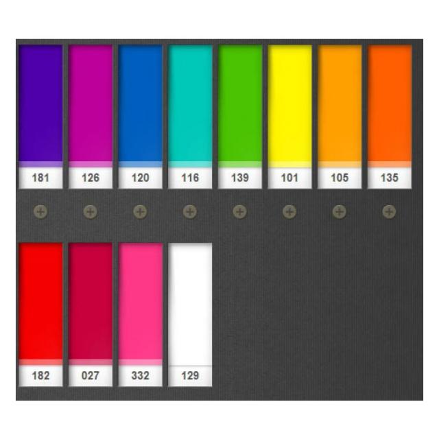 LEE FILTERS SATURATES PACK 12 SHEETS